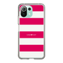 スリムプロテクションケース［ Big Border - Pink ］