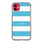 スリムプロテクションケース［ Big Border - Blue ］