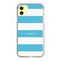 スリムプロテクションケース［ Big Border - Blue ］