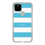 スリムプロテクションケース［ Big Border - Blue ］