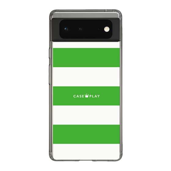 スリムプロテクションケース［ Big Border - Green ］