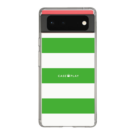 スリムプロテクションケース［ Big Border - Green ］