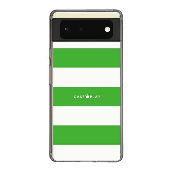 スリムプロテクションケース［ Big Border - Green ］