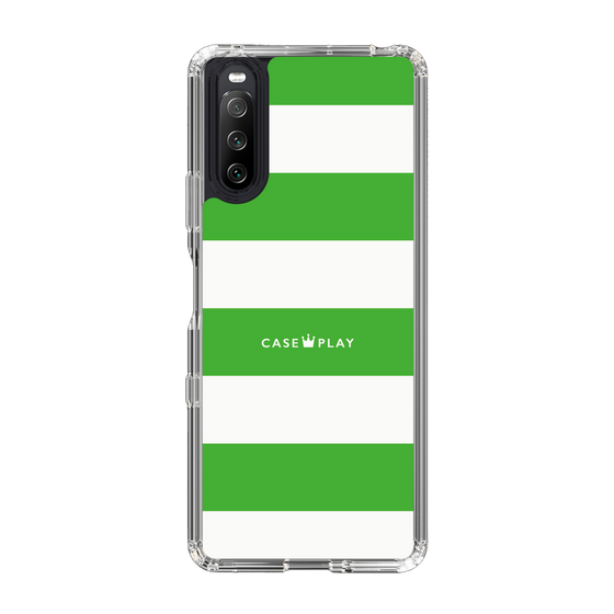 スリムプロテクションケース［ Big Border - Green ］