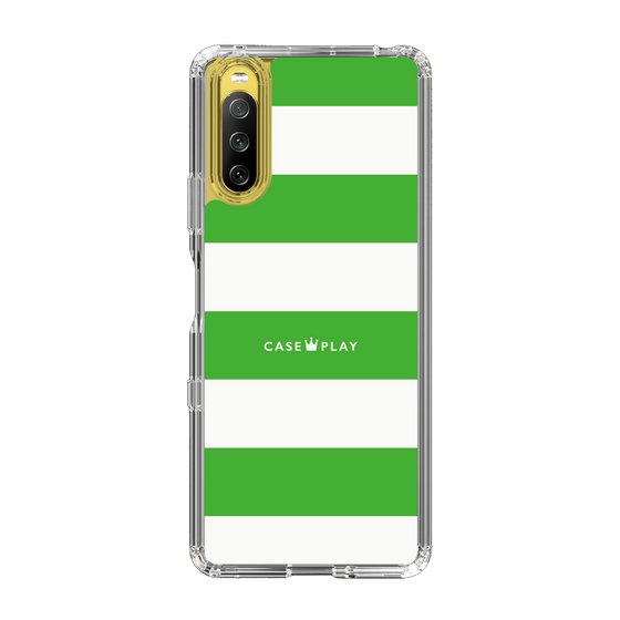 スリムプロテクションケース［ Big Border - Green ］