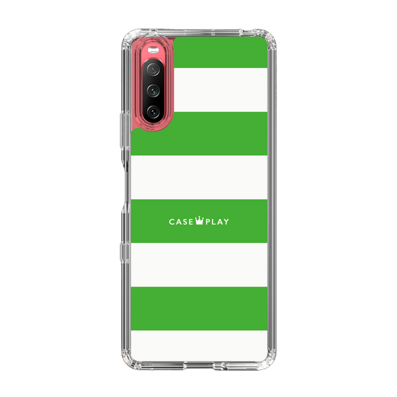 スリムプロテクションケース［ Big Border - Green ］