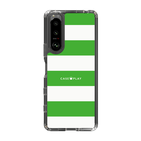 スリムプロテクションケース［ Big Border - Green ］