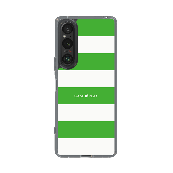 スリムプロテクションケース［ Big Border - Green ］