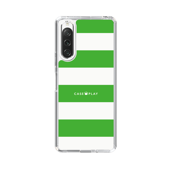 スリムプロテクションケース［ Big Border - Green ］