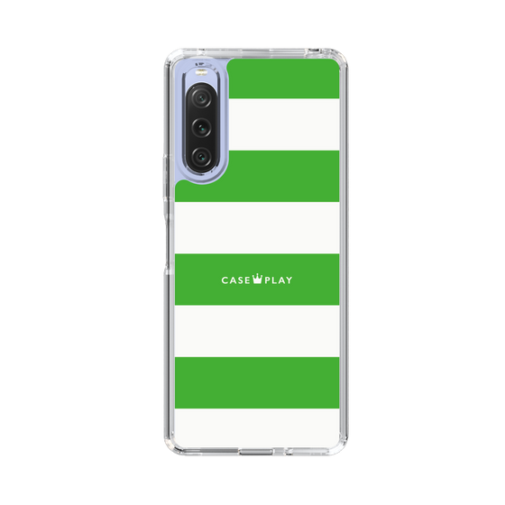 スリムプロテクションケース［ Big Border - Green ］