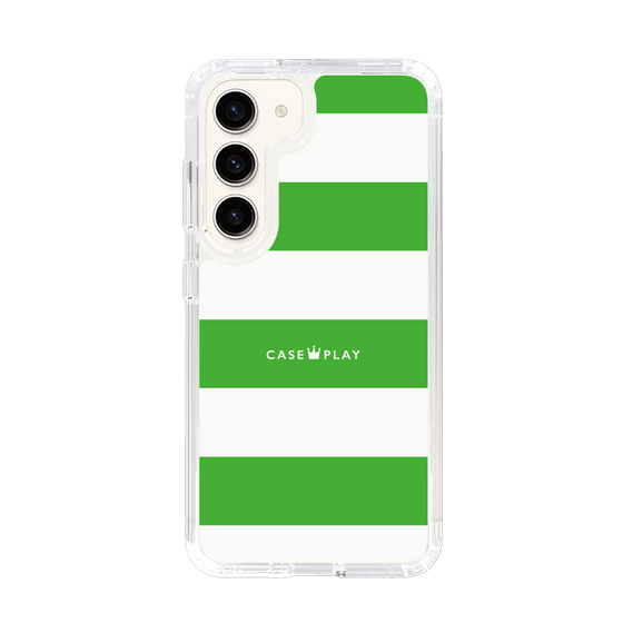 スリムプロテクションケース［ Big Border - Green ］