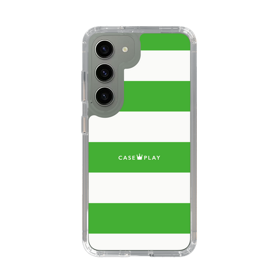 スリムプロテクションケース［ Big Border - Green ］