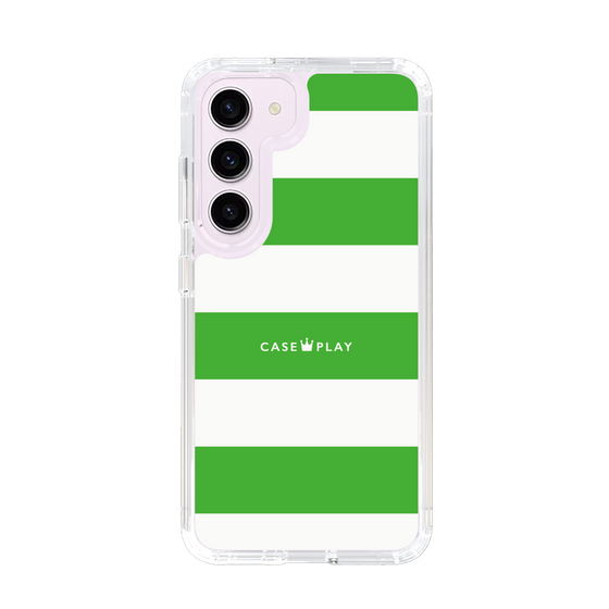 スリムプロテクションケース［ Big Border - Green ］