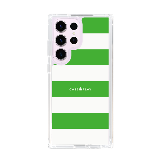 スリムプロテクションケース［ Big Border - Green ］
