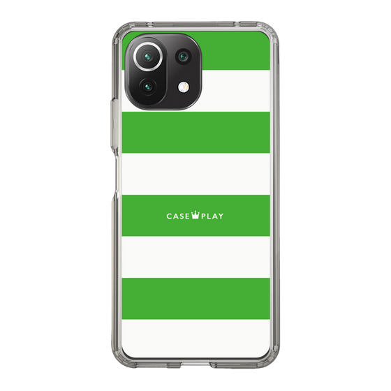 スリムプロテクションケース［ Big Border - Green ］