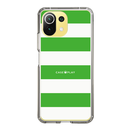 スリムプロテクションケース［ Big Border - Green ］