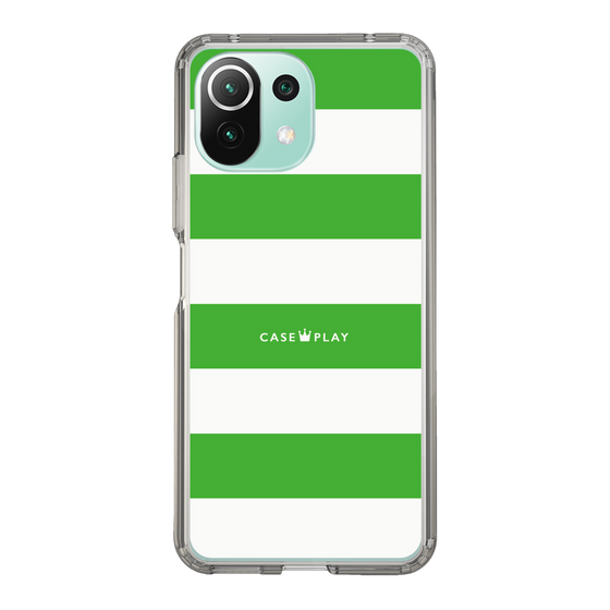 スリムプロテクションケース［ Big Border - Green ］