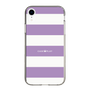 スリムプロテクションケース［ Big Border - Purple ］