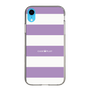 スリムプロテクションケース［ Big Border - Purple ］