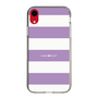 スリムプロテクションケース［ Big Border - Purple ］