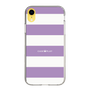 スリムプロテクションケース［ Big Border - Purple ］