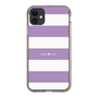 スリムプロテクションケース［ Big Border - Purple ］