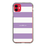 スリムプロテクションケース［ Big Border - Purple ］