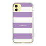 スリムプロテクションケース［ Big Border - Purple ］