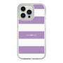 スリムプロテクションケース［ Big Border - Purple ］