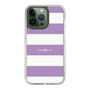 スリムプロテクションケース［ Big Border - Purple ］