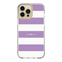 スリムプロテクションケース［ Big Border - Purple ］