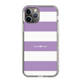 スリムプロテクションケース［ Big Border - Purple ］