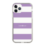 スリムプロテクションケース［ Big Border - Purple ］