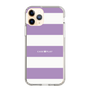 スリムプロテクションケース［ Big Border - Purple ］