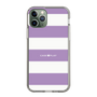 スリムプロテクションケース［ Big Border - Purple ］