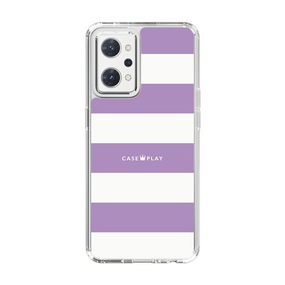 スリムプロテクションケース［ Big Border - Purple ］