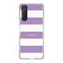 スリムプロテクションケース［ Big Border - Purple ］
