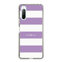 スリムプロテクションケース［ Big Border - Purple ］