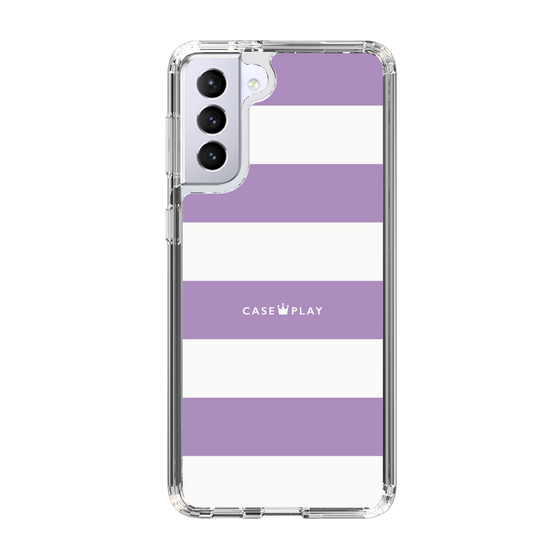 スリムプロテクションケース［ Big Border - Purple ］
