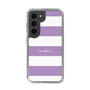 スリムプロテクションケース［ Big Border - Purple ］