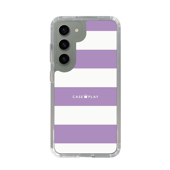 スリムプロテクションケース［ Big Border - Purple ］