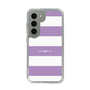 スリムプロテクションケース［ Big Border - Purple ］