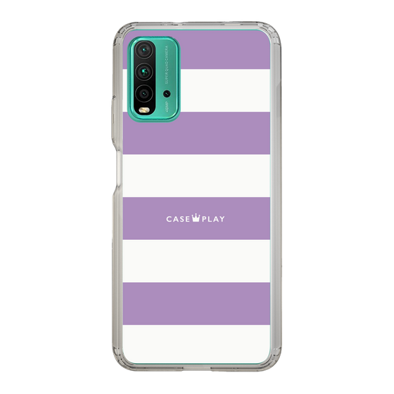スリムプロテクションケース［ Big Border - Purple ］
