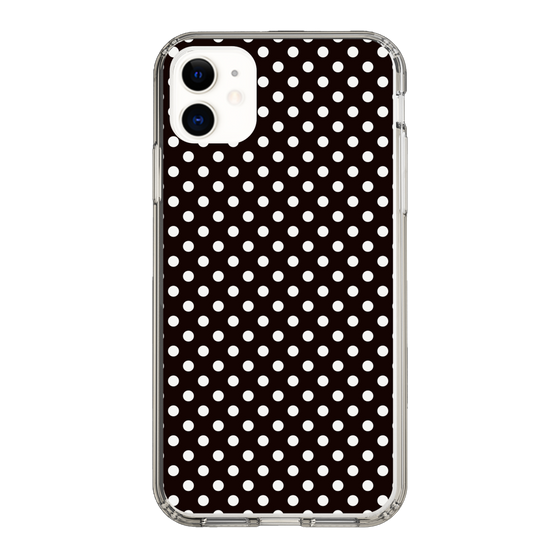 スリムプロテクションケース［ Small Dot - Black ］
