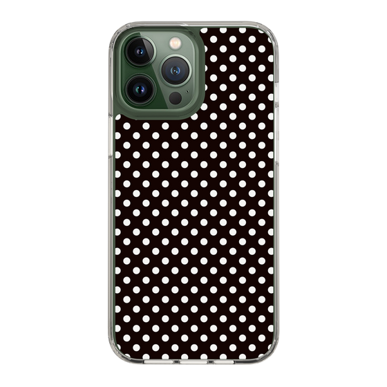スリムプロテクションケース［ Small Dot - Black ］