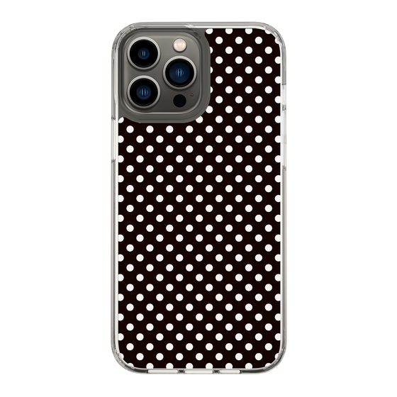 スリムプロテクションケース［ Small Dot - Black ］