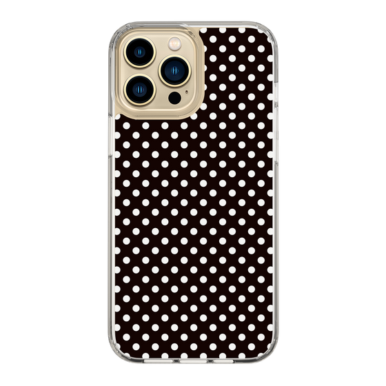 スリムプロテクションケース［ Small Dot - Black ］