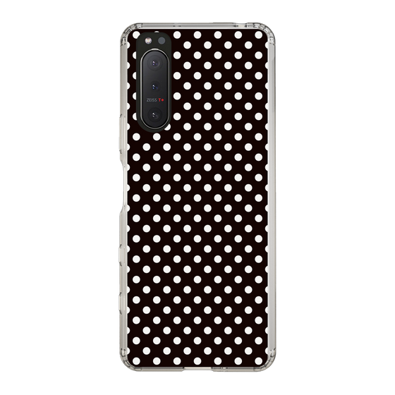 スリムプロテクションケース［ Small Dot - Black ］