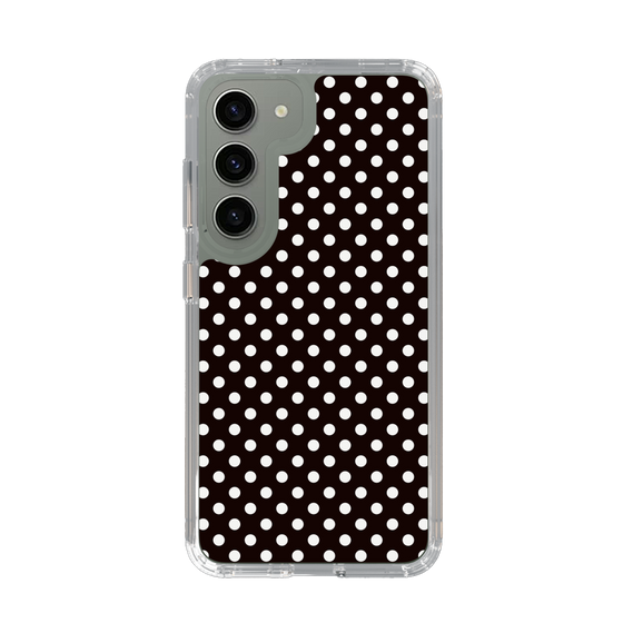 スリムプロテクションケース［ Small Dot - Black ］