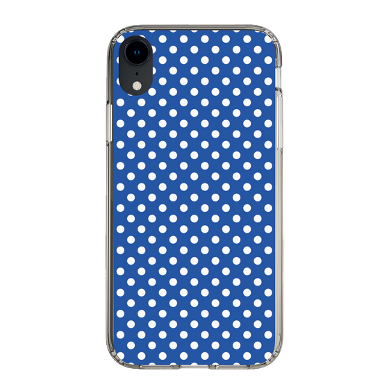 スリムプロテクションケース［ Small Dot - Blue ］